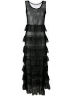 Melampo - Margot Dress - Women - Cotton/nylon/spandex/elastane - 38, Black, Cotton/nylon/spandex/elastane