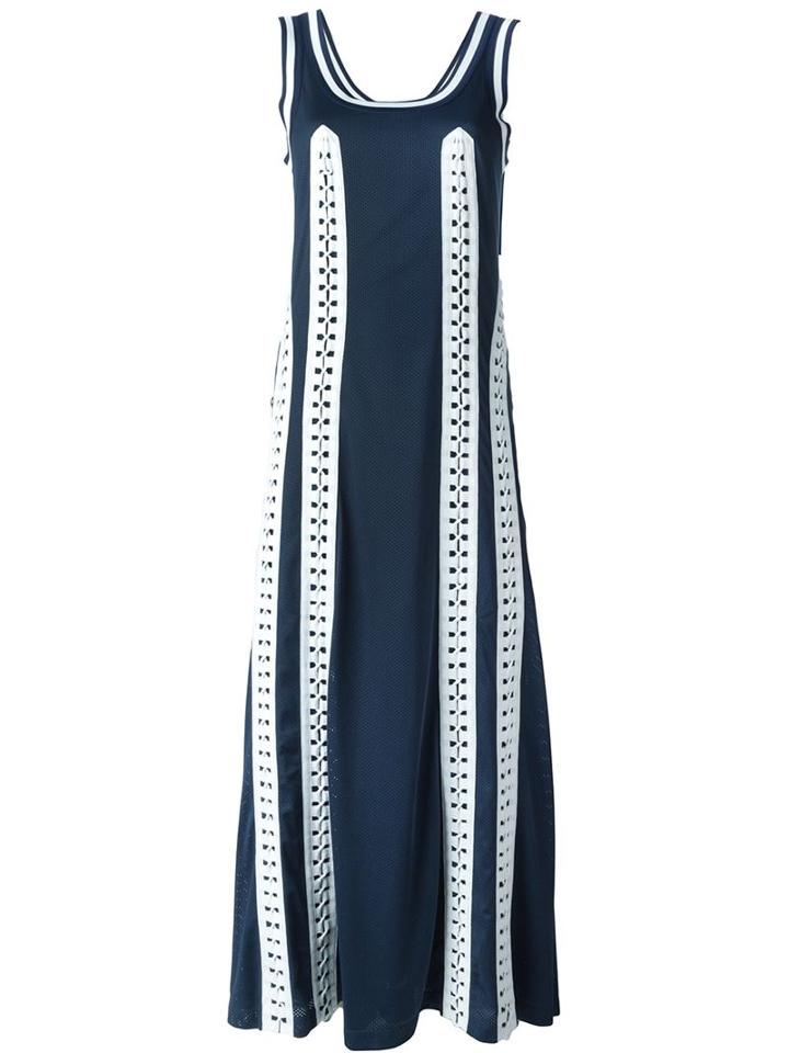 Alexander Wang Cris Cross Parachute Maxi Dress
