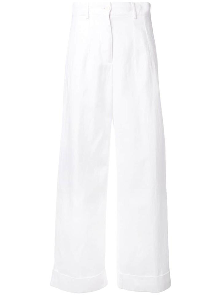 Aspesi High-waisted Trousers - White
