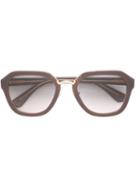 Prada Eyewear 'cinéma' Sunglasses, Women's, Brown, Acetate