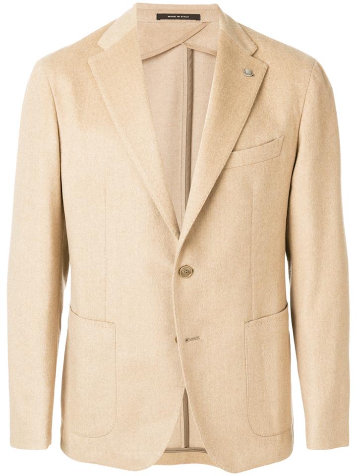Tagliatore Classic Single-breasted Blazer - Nude & Neutrals