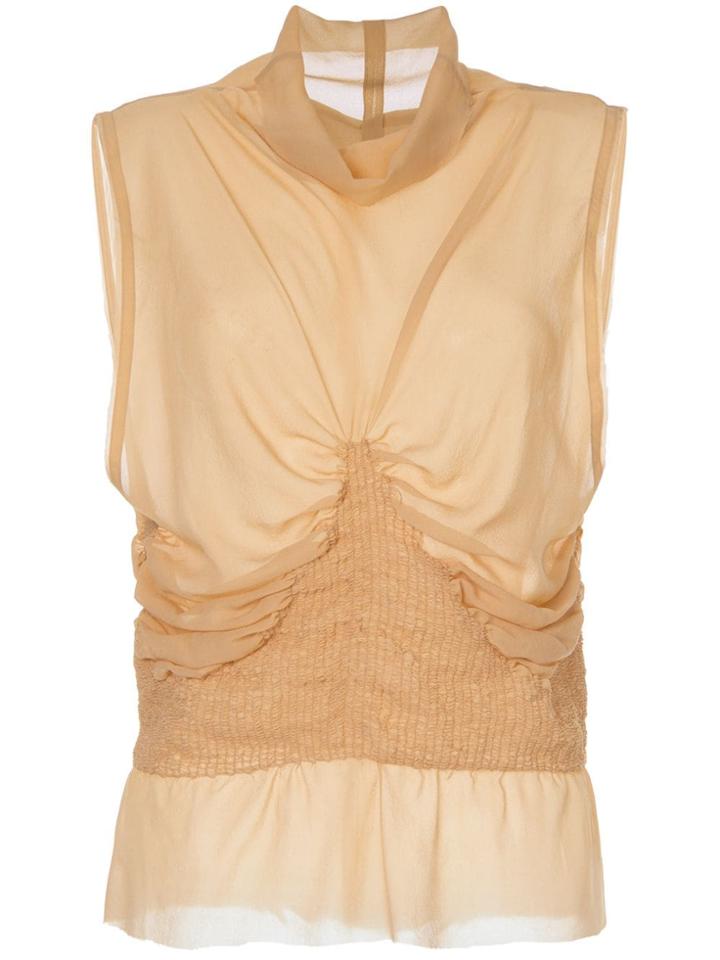 Ann Demeulemeester Ewing Top - Neutrals
