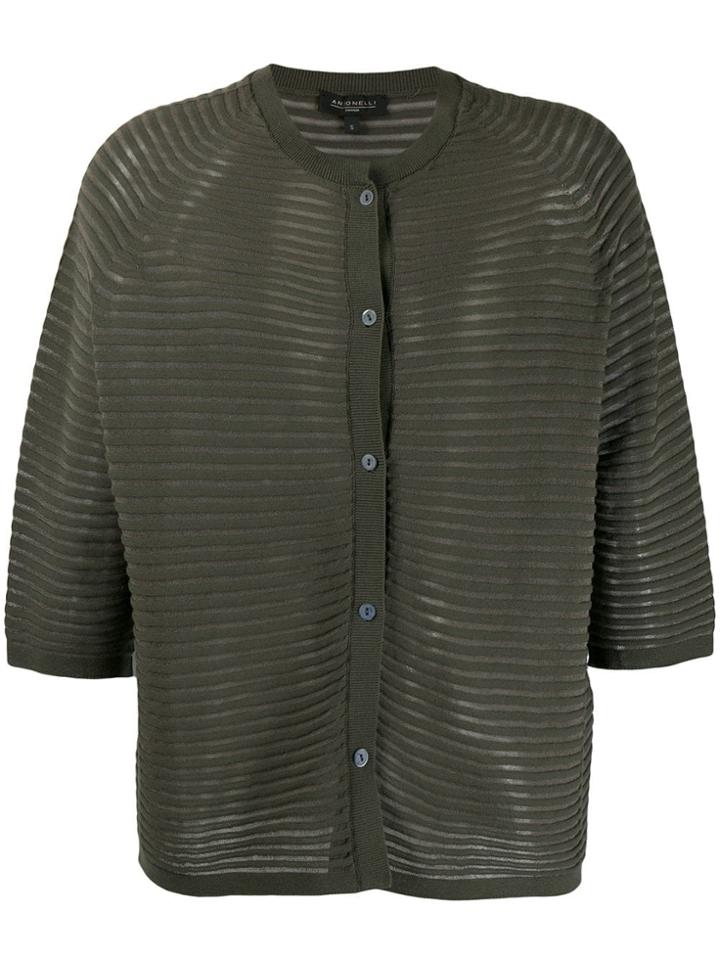 Antonelli Knitted Cardigan - Green