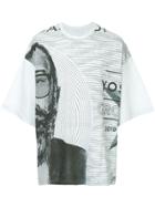 Yoshiokubo Oversized Graphic Print T-shirt - Blue