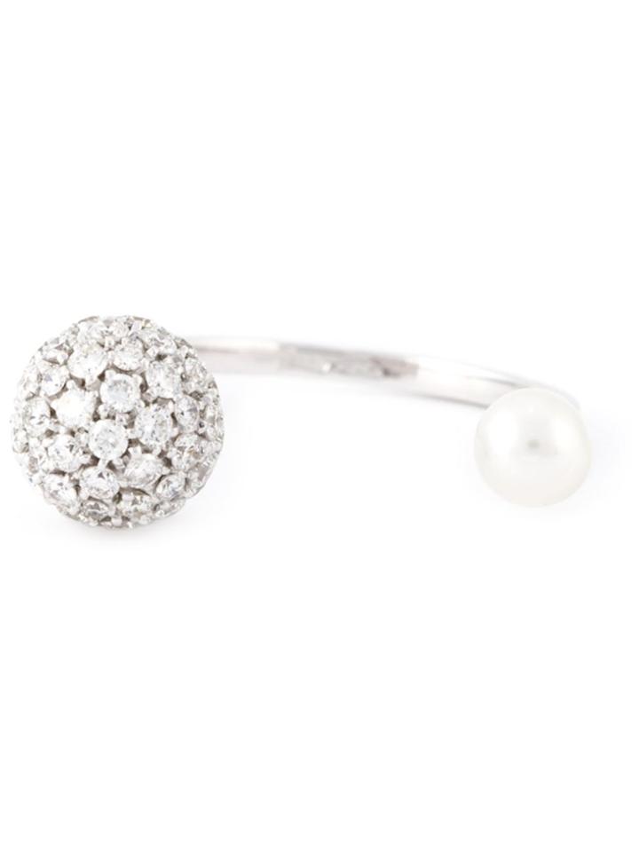 Delfina Delettrez 'roll Sphere' Ring - Metallic