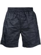 T By Alexander Wang Abstract Print Swim Shorts - Black