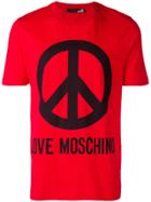 Love Moschino Peace Love T-shirt - Red