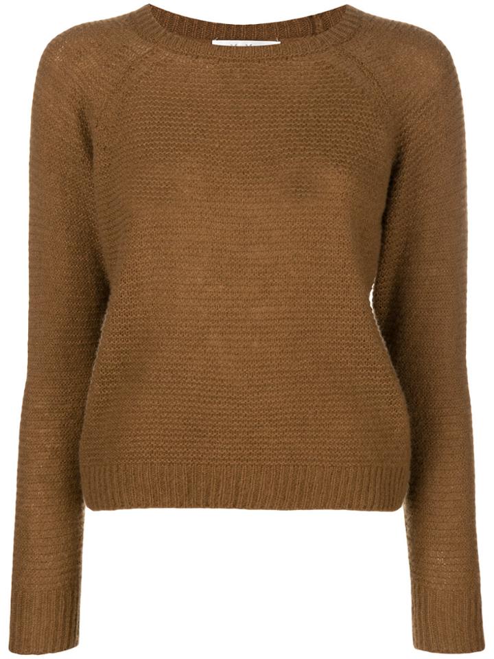 Max Mara Ribbed Sweater - Brown