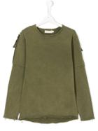 Andorine Strapped Sweatshirt - Green