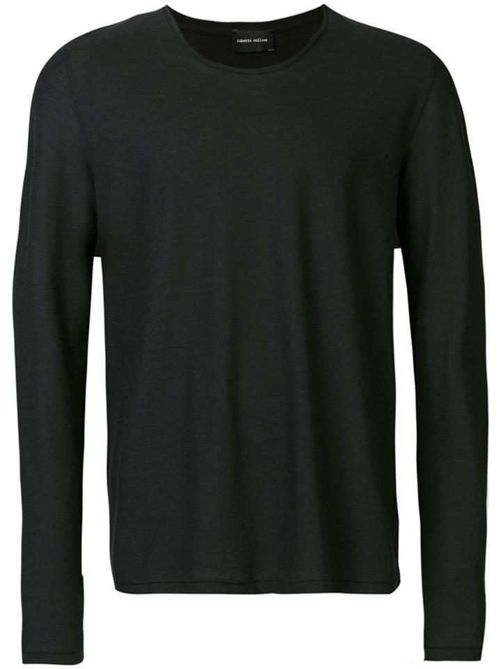 Roberto Collina Basic Jersey - Black