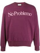Aries 'no Problemo' Sweatshirt - Red