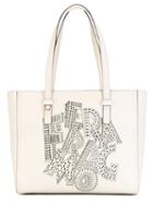 Salvatore Ferragamo Shopper Tote, Women's, Nude/neutrals, Calf Leather