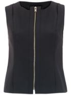 Gloria Coelho Zipped Waistcoat - Black
