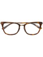 Bottega Veneta Eyewear Square Frame Glasses, Brown, Acetate/metal (other)
