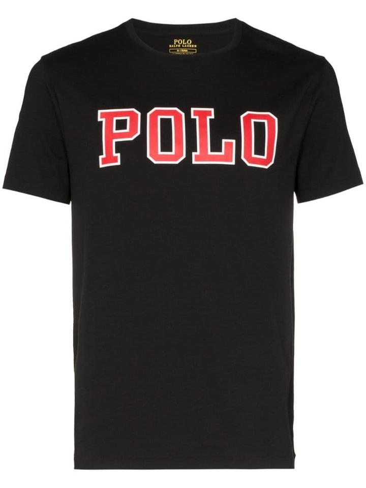 Polo Ralph Lauren Logo Printed T-shirt - Black