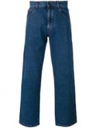 Gosha Rubchinskiy - Yin Yang Denim Jeans - Men - Cotton - S, Blue, Cotton