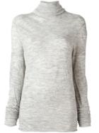 Lost & Found Ria Dunn High Neck Jumper, Women's, Size: Xs, Grey, Polyamide/alpaca
