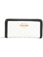 Love Moschino Quilted Continental Wallet - White
