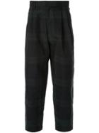 Kolor Checked Trousers - Green