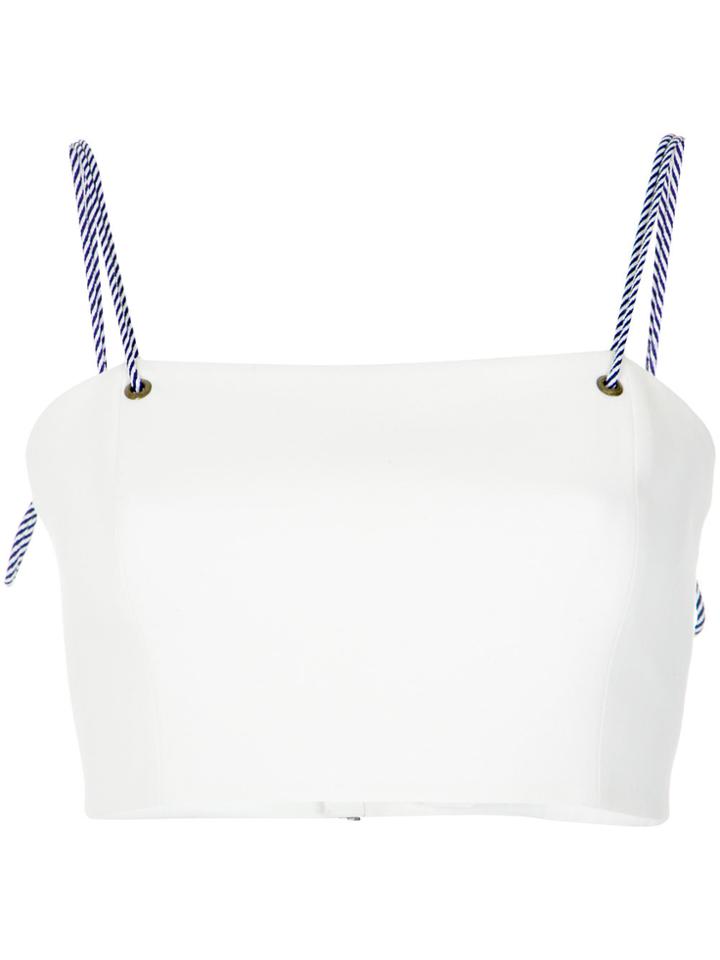 Nk Crop Top - White