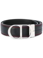 Dior Homme Logo Buckle Belt, Men's, Size: 100, Black, Calf Leather