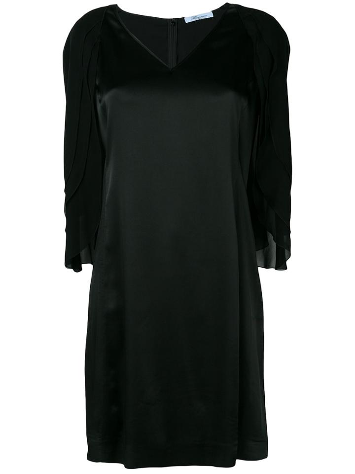 Blumarine Fluid Shift Dress - Black