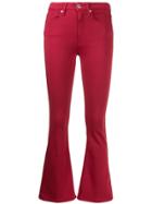 Dondup Kick Flare Trousers - Red