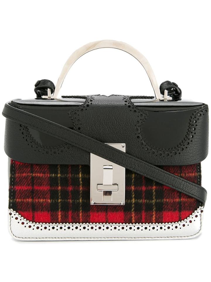 The Volon Tartan Crossbody Bag - Multicolour