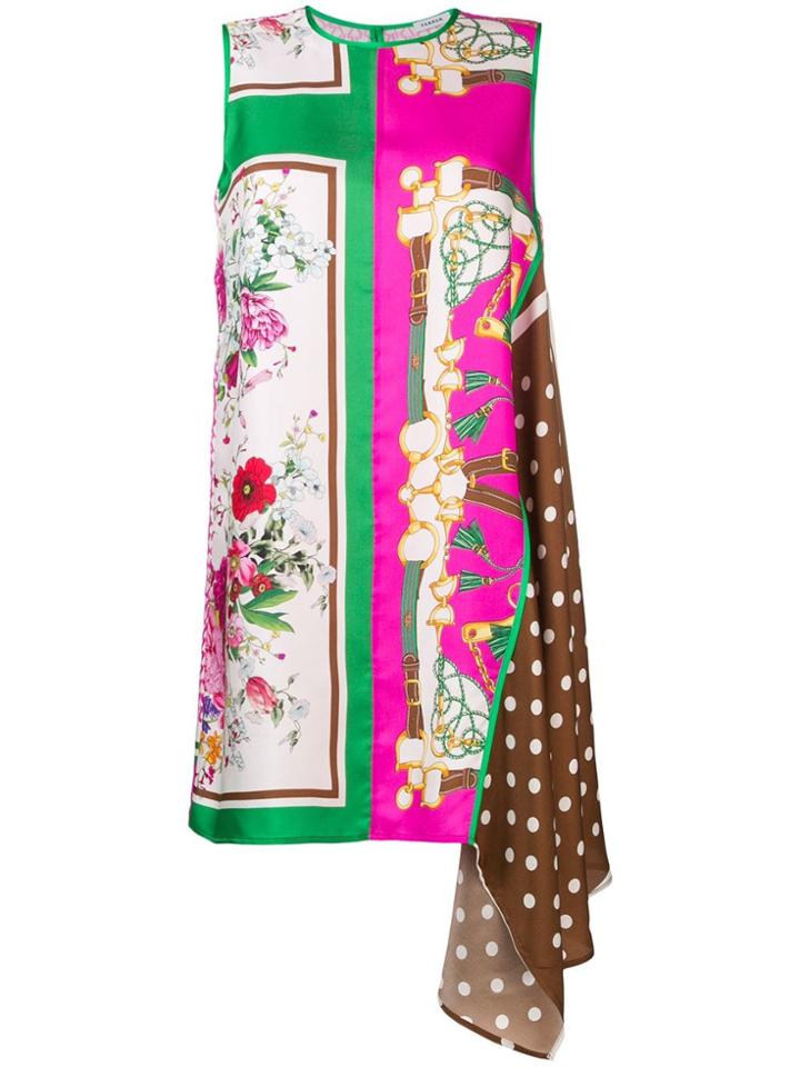 P.a.r.o.s.h. Sleeveless Printed Dress - Pink