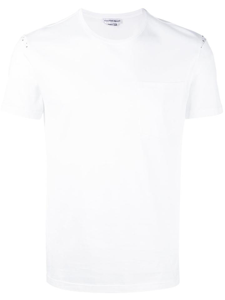 Alexander Mcqueen Chest Pocket T-shirt - White