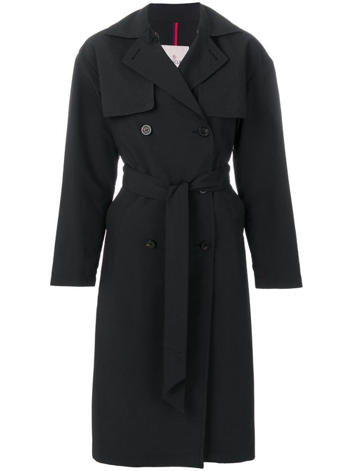 Moncler Roche Trench Coat - Black