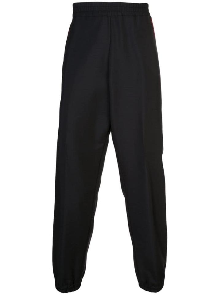 Burberry Logo Detail Track Trousers - Black