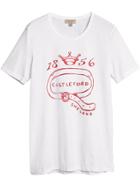 Burberry Castleford Print T-shirt - White