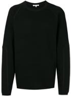 Helmut Lang Ribbed Detail Sweatshirt - Black