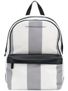 Calvin Klein 205w39nyc Medium Striped Backpack - White
