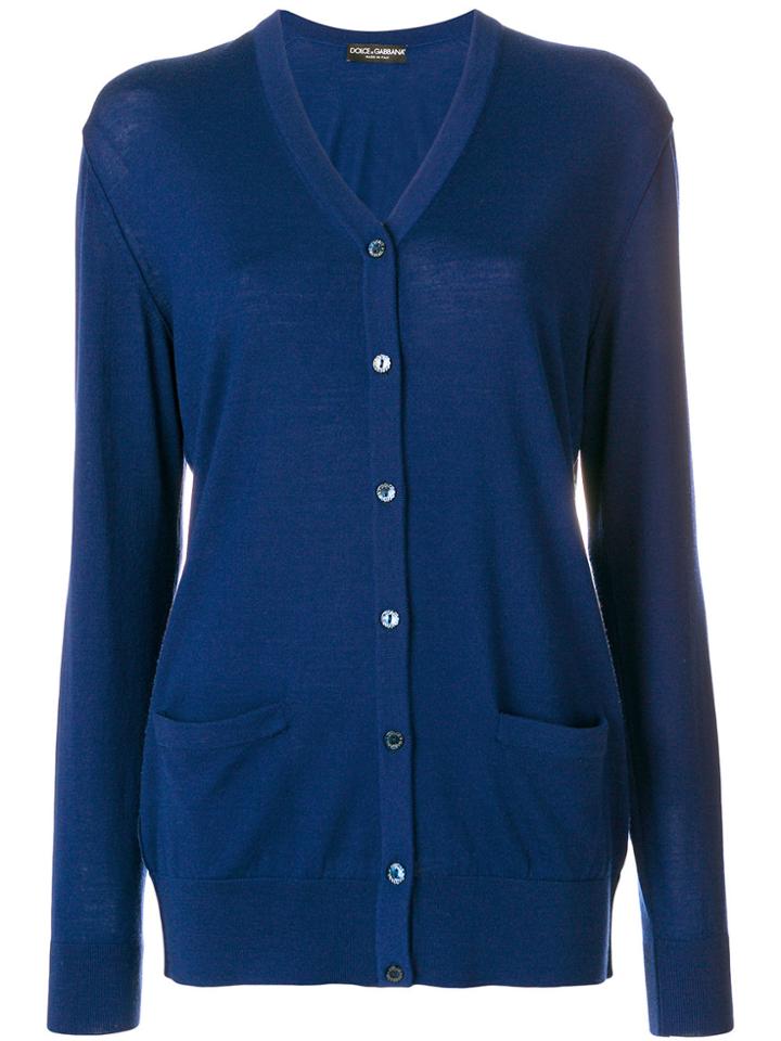Dolce & Gabbana Button-up Cardigan - Blue