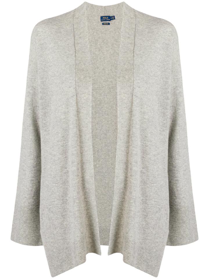 Polo Ralph Lauren Draped Fitted Cardigan - Grey