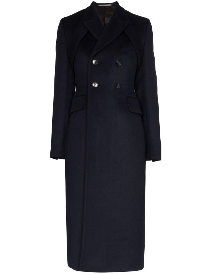Gmbh Double-breasted Coat - Blue