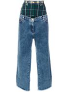 Natasha Zinko Oversized Layered Jeans - Blue