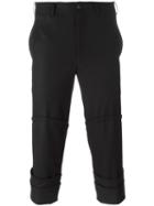 Cropped Trousers, Men's, Size: Medium, Black, Wool, Comme Des Garçons Homme Plus