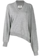 Maison Margiela V-neck Sweater - Grey