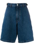 Ami Paris Worker Bermuda Shorts - Blue