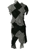 Tao Comme Des Garçons Vintage 2010 Asymmetric Gathered Set - Black