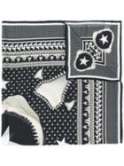 Givenchy - Printed Scarf - Men - Cashmere/modal - One Size, Black, Cashmere/modal