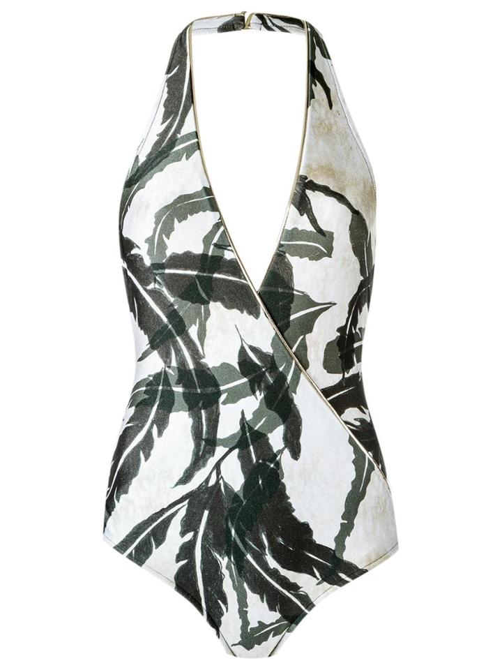 Adriana Degreas Printed Swimsuit - Green