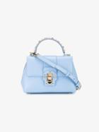 Dolce & Gabbana Lucia Shoulder Bag, Women's, Blue, Leather