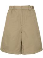 Undercover Wide Chino Shorts - Brown