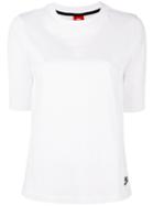 Nike Mesh Panel T-shirt, Women's, Size: Large, White, Cotton/nylon/spandex/elastane