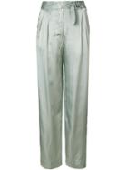 Forte Forte High Waisted Trousers - Green