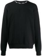 Fila Toshiro Branded Neck Sweatshirt - Black